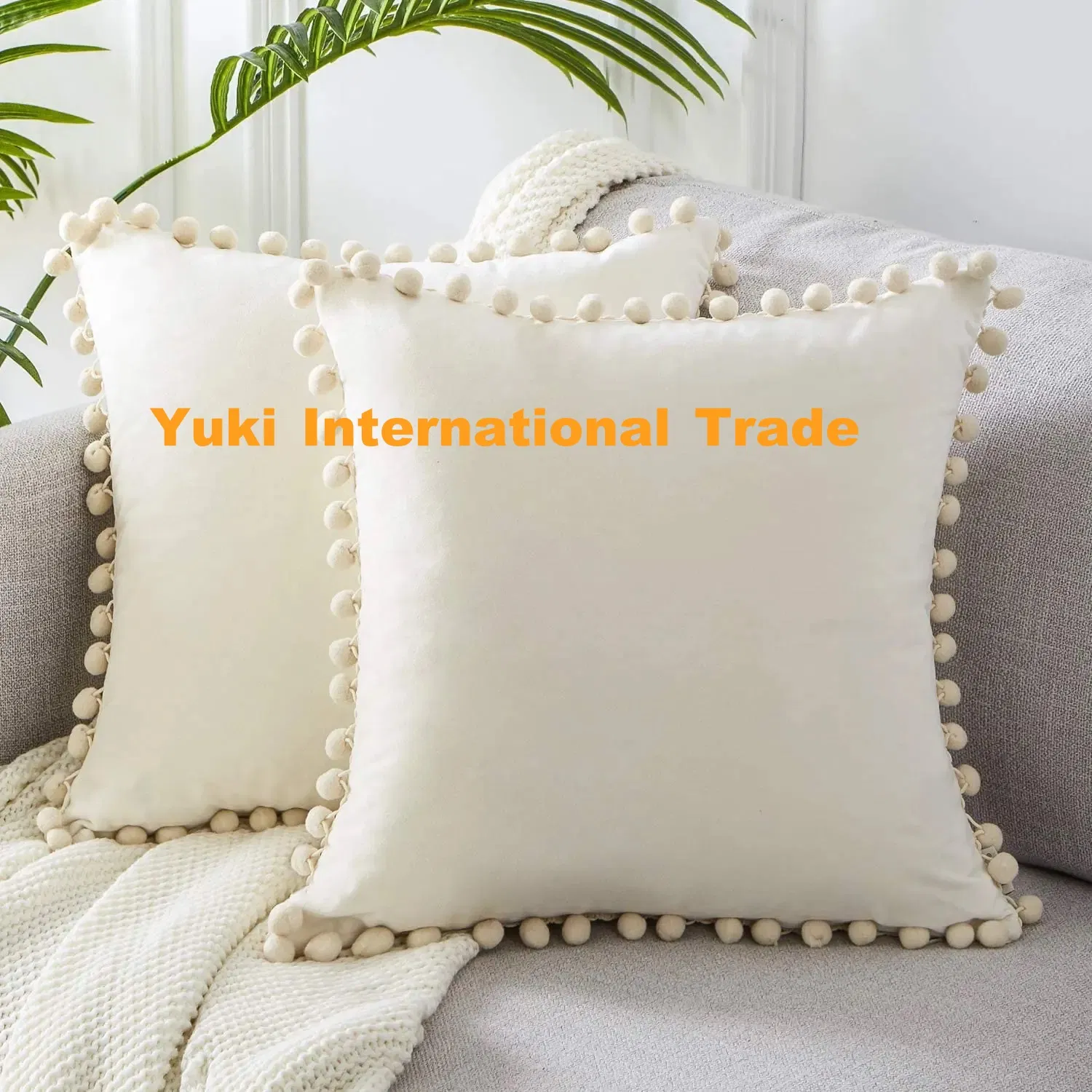 Yuki Thickened Linen-Like Home Textile for Pillowcase