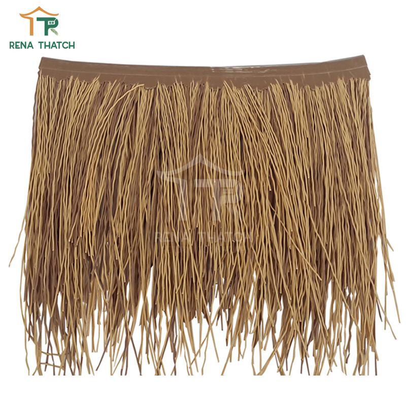 20 Years Warranty Plastic Palapa Thatch Artificial Thatch Roofing Plastic Synthetic Straw