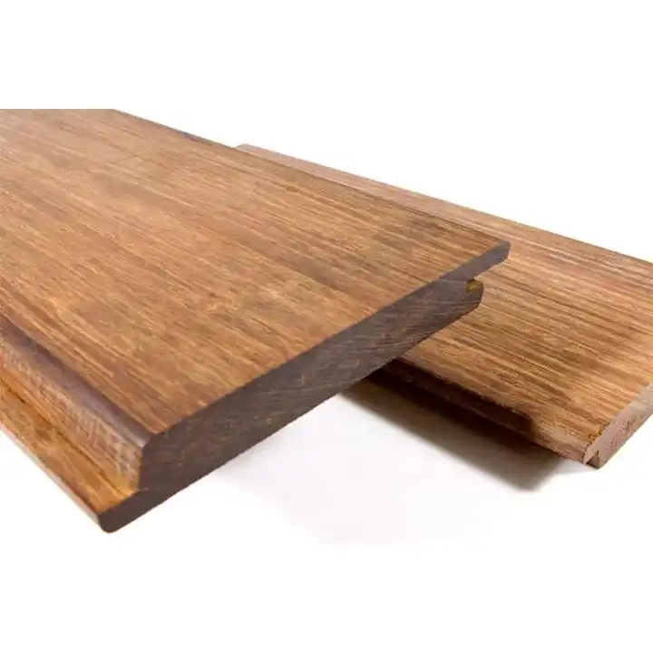 Big Plank Bamboo Strand Woven Carbonized Solid Bamboo Flooring with Length 2200mm