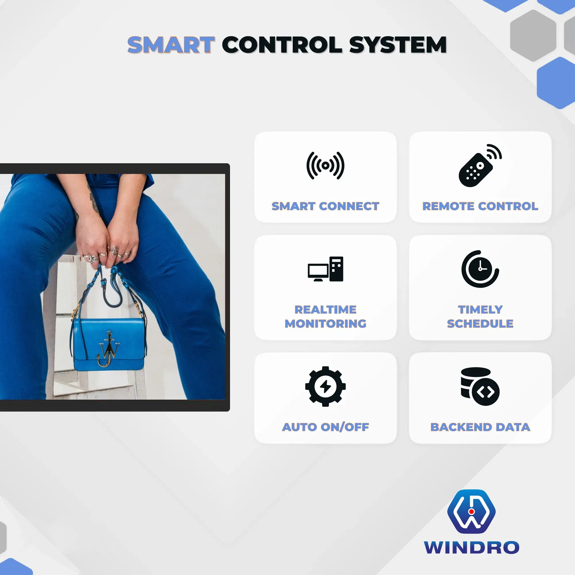 Рекламный дисплей Profile Design in One 2K UHD, 32 дюйма