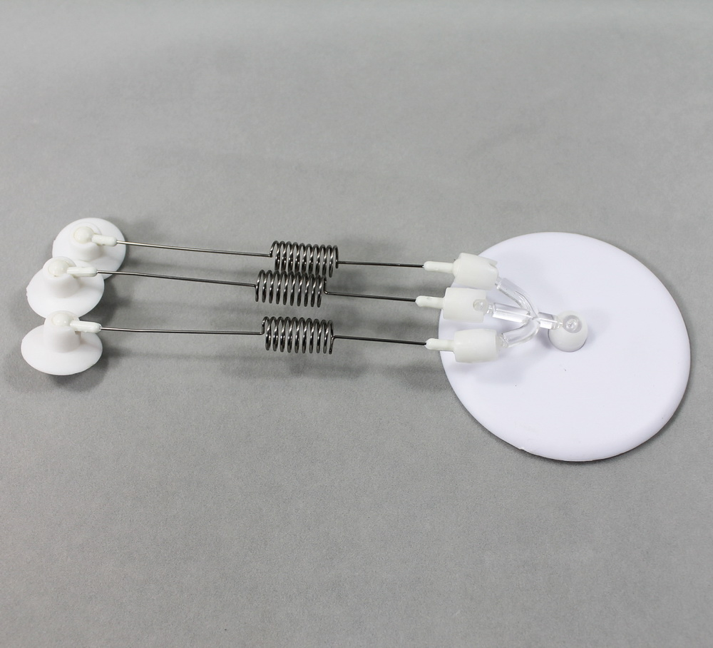 Supermarket Multi Spring Round Base Plastic Label Holder Clip