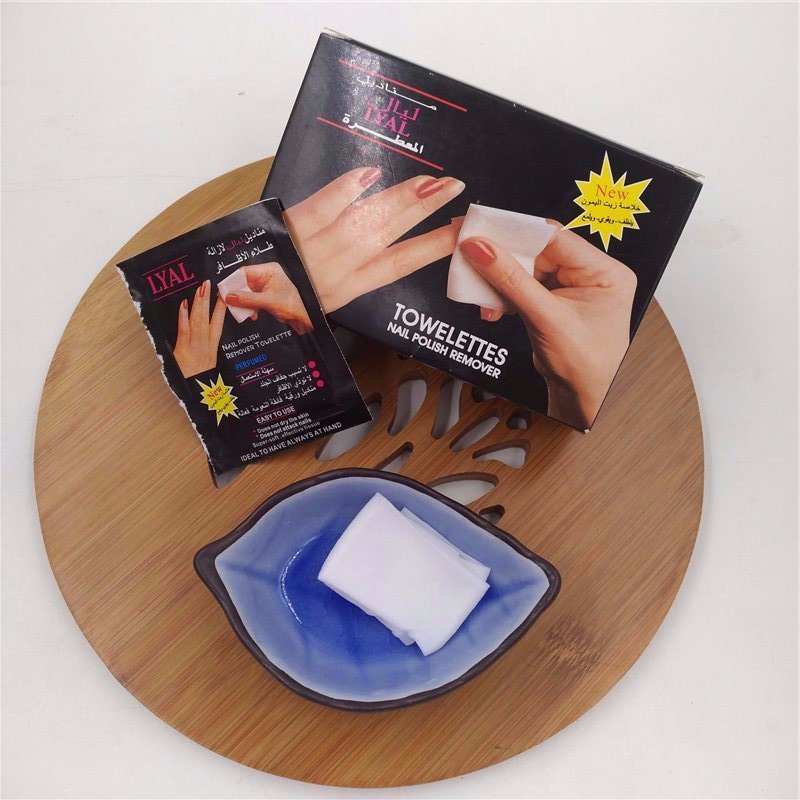 Hot Selling Nail Polish Remover Wet Wipe