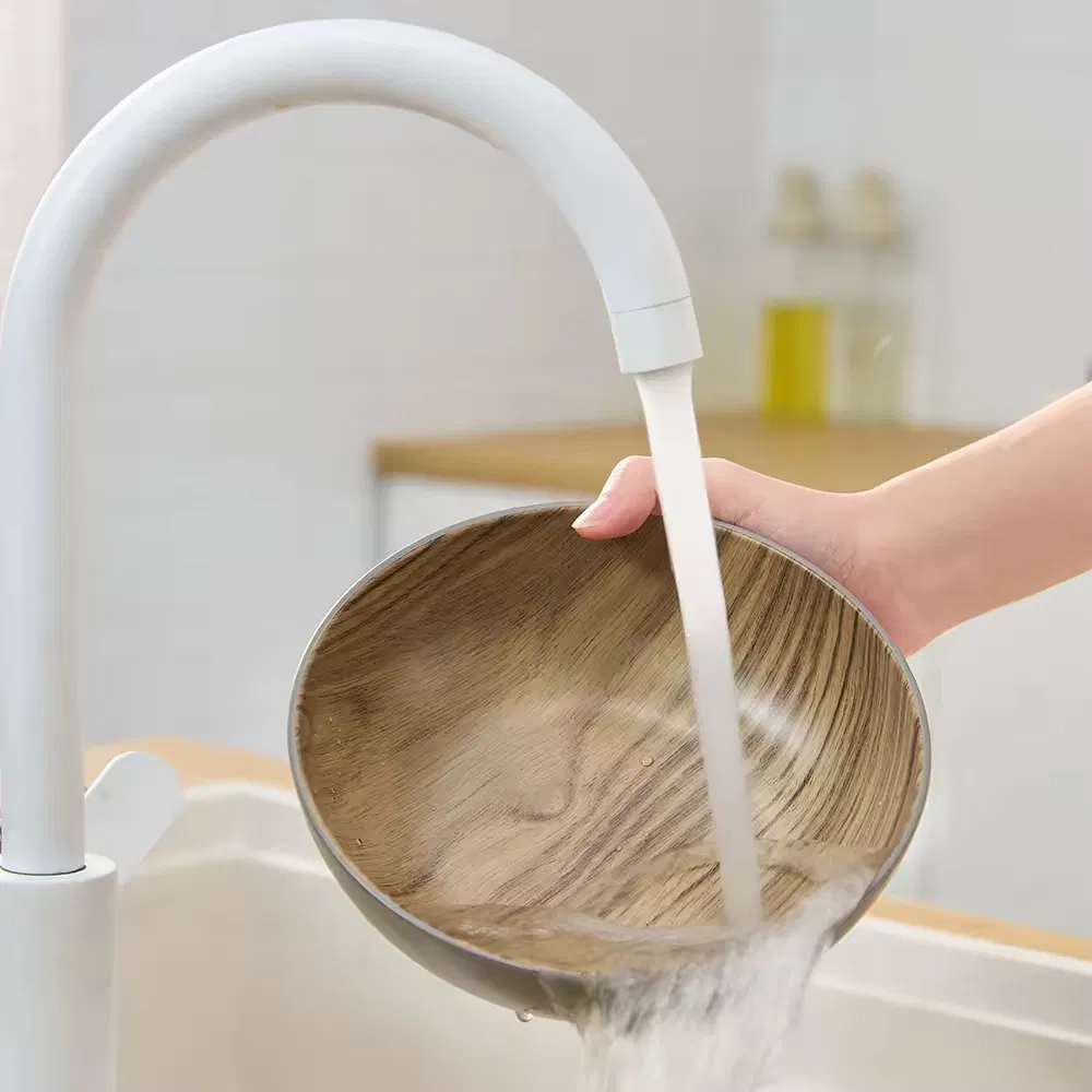 New Style BPA Free Eco Friendly Microwave Safe Snack Soup Salad Ramen Bowls 900ml Plastic Kitchen Mixing RPET Bowl