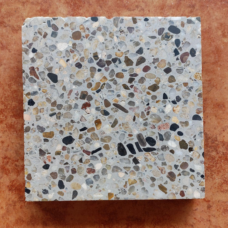 Blue Wholesale marble Floor Cement Tiles Terrazzo Tile Indoor Outdoor Artificial Stone