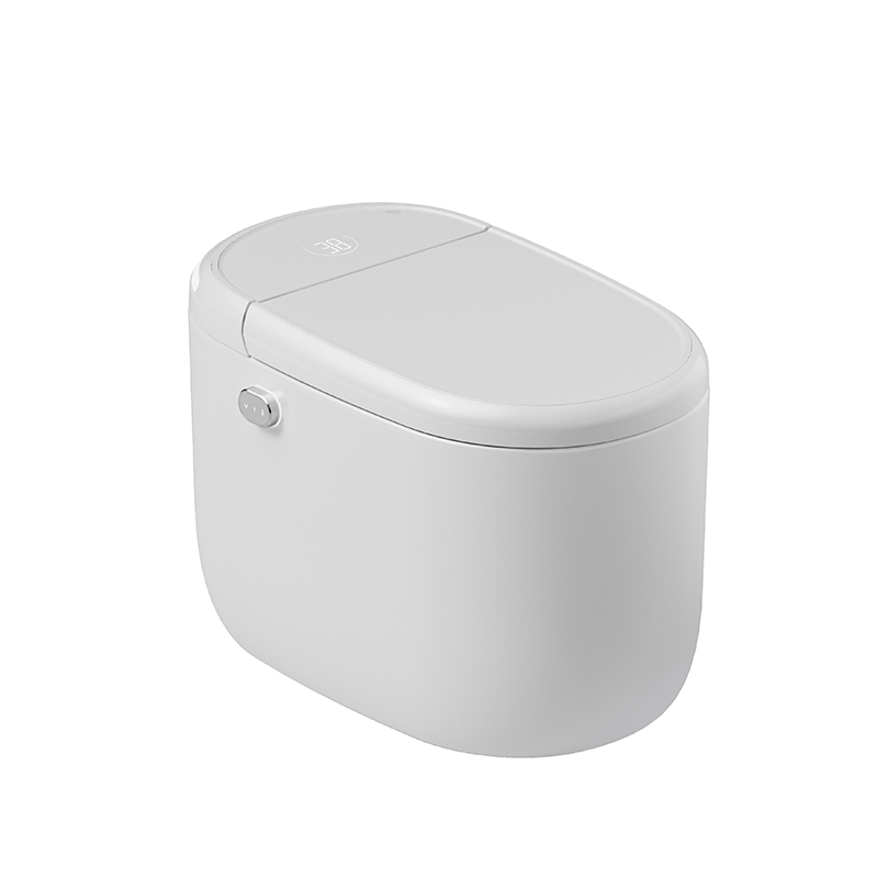 One Piece Automatic Heated Siphon Smart Sanitary Toilet for Villa Apartment Wc Bathroom Vanity Use