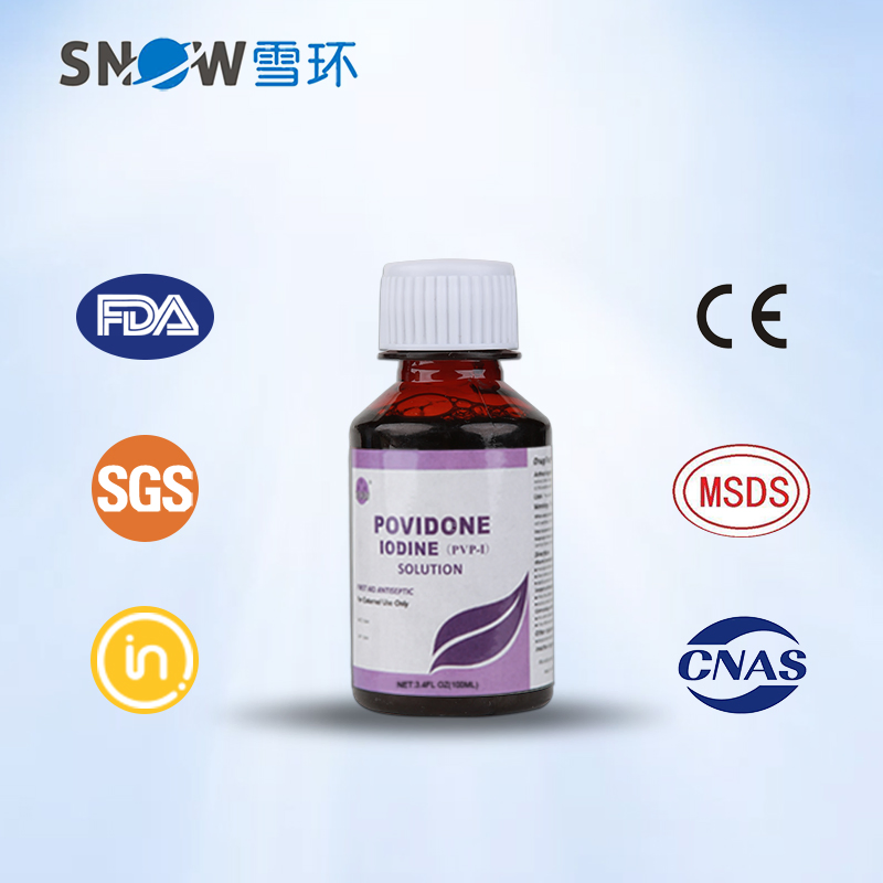 0.5% Povidone Iodine Goods for Wounds/Scratch/Minor Cut/Burns 100ml