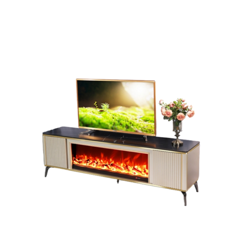 New Fashion Elegant Wall-Mounted Home Appliance Home Furniture TV Stand Fireplace