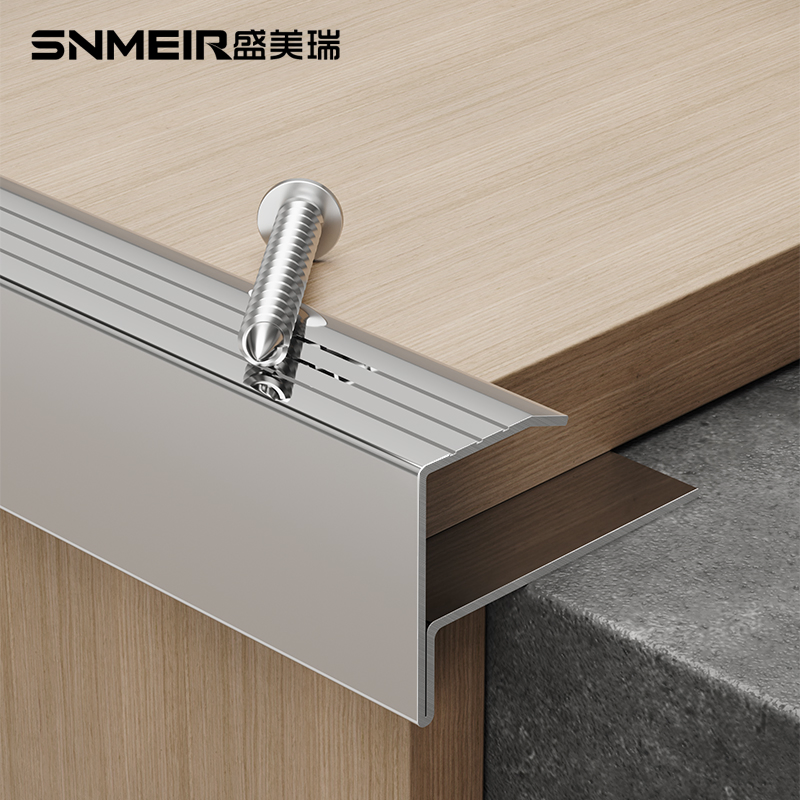 Durable Aluminium Nosing Protection and Metal Wall Strips for Home Use