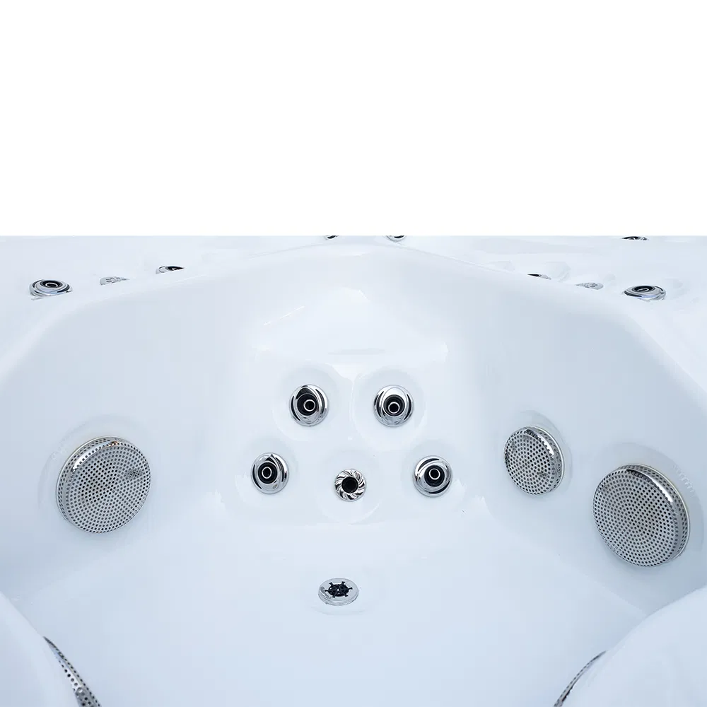 Гидромассажная ванна Aqua Gallery на 3 персоны, коричневая