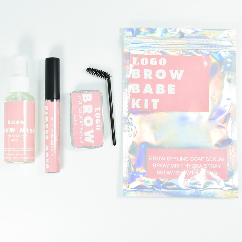 Brows Soap Kit with Aloe Mist Brow Growth Serum Eyebrow Styling Set
