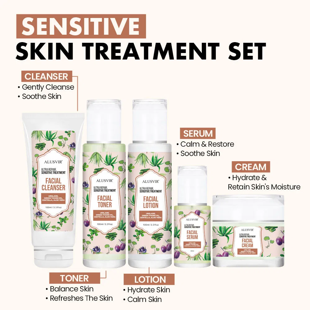Sensitive Face Toner Redness Relief Anti-Allergy Hydrating Facial Toner