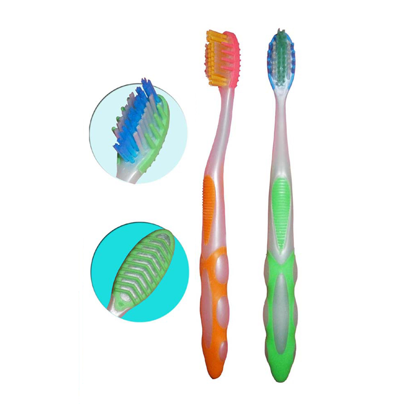 1PC Wholesale Custom Adult Travel Home Hotel Plastic Soft Bristle Home Use Toothbrush