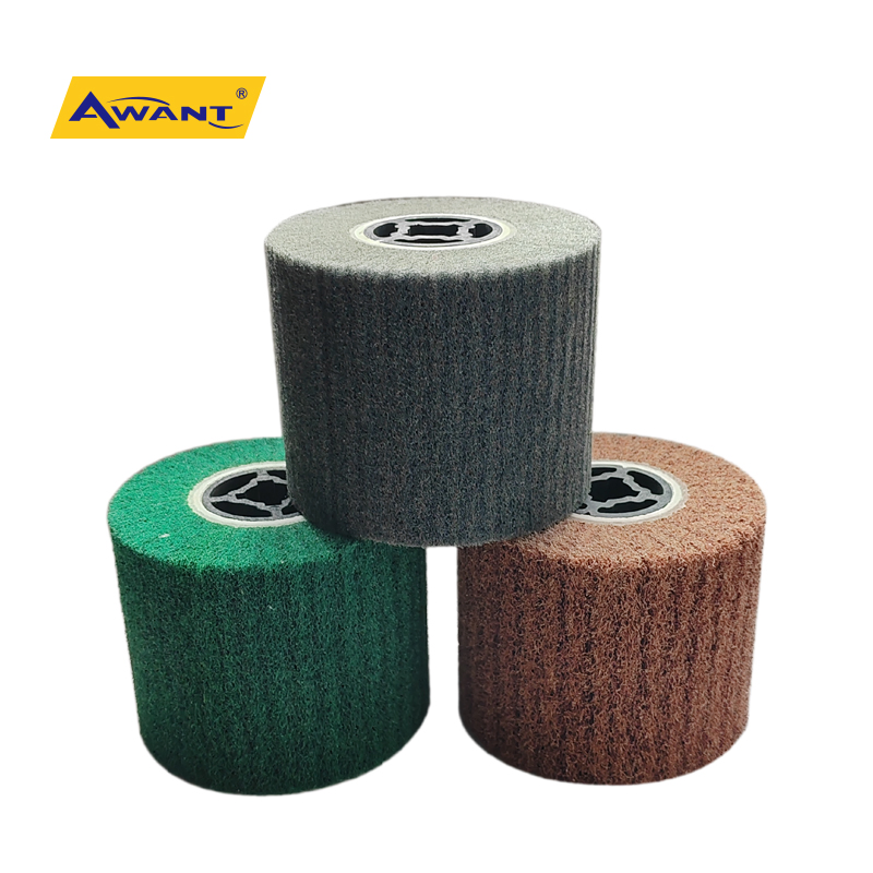 Green Excellent Abrasive Non Woven Disc for Steel Metal Wood