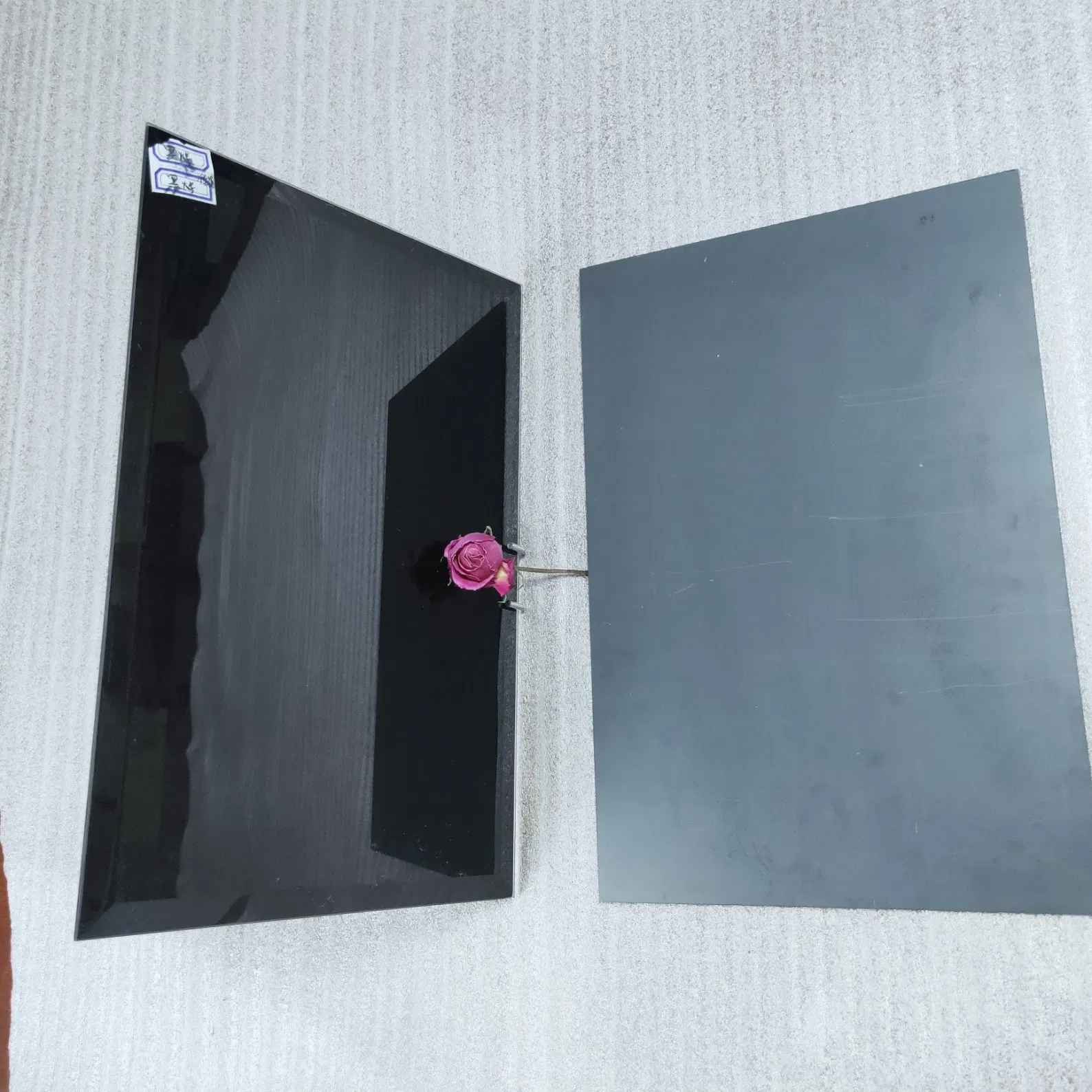 2.7mm Black Aluminium Mirror for Dressing and Decoration with Double Coated