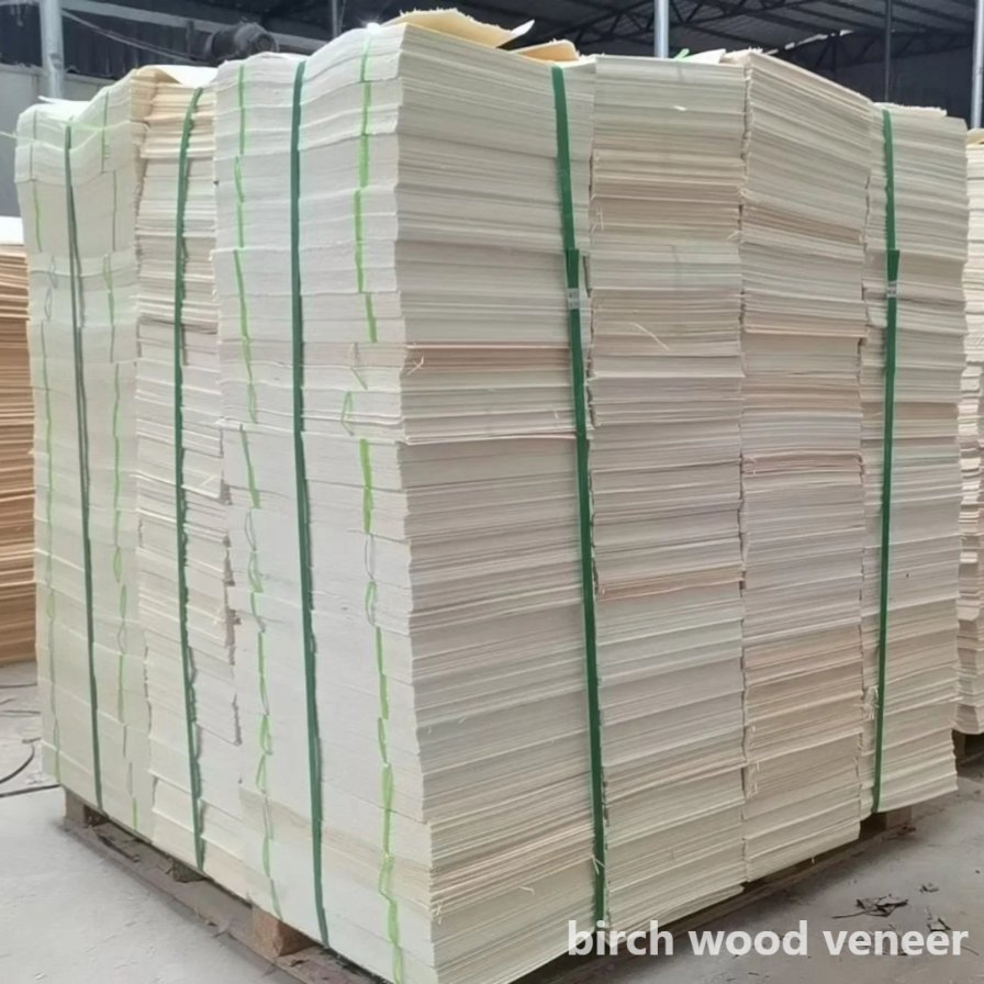 Customized Birch Veneer /Birch Wood Veneer C /D/E Grade for Birch Plywood