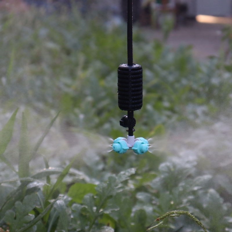 Irrigation Sprinkler Four Outlets Mist Nozzle Misting Atomizing System for Greenhouse Irrigation System