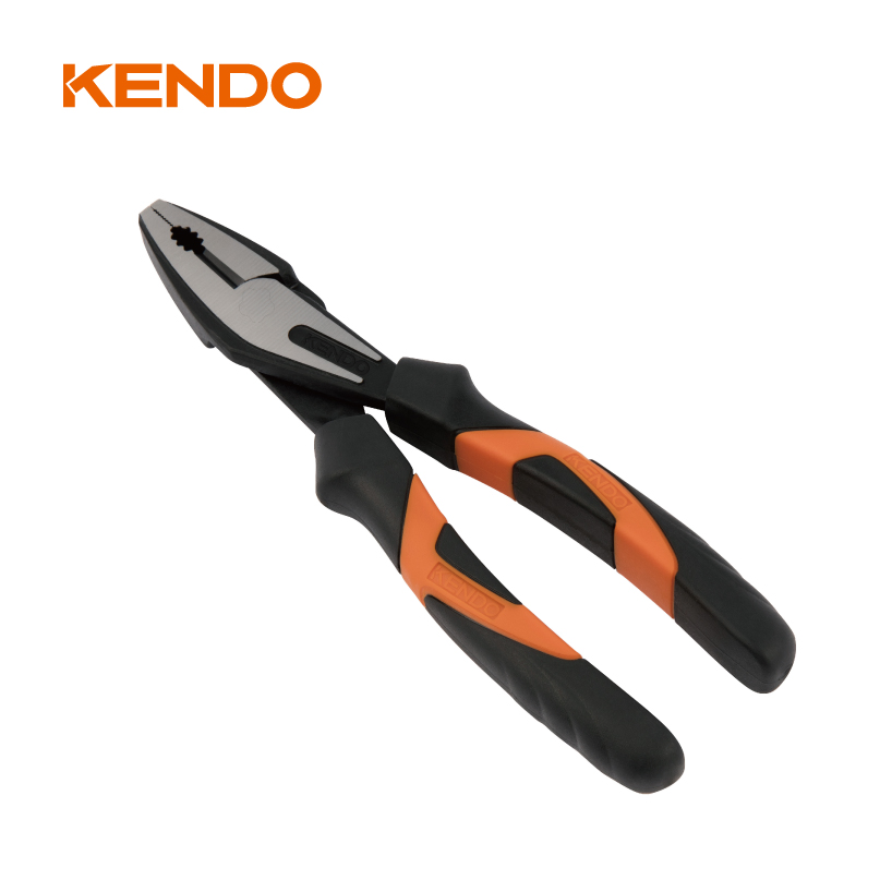 Kendo Best Sale Professional High Leverage CRV Combination Plier for Cutting 8"/200mm
