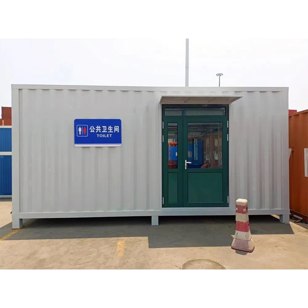 Low Cost Fast Built Modular Mobile Office Container Toilet House with ISO
