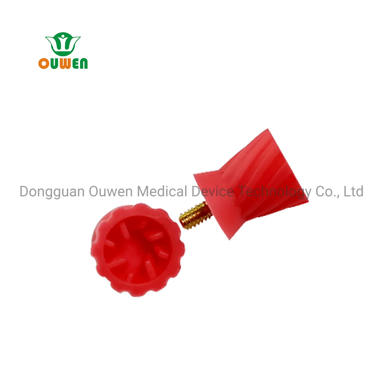 Ouwen ISO13485 CE FDA Certificates Medical Level Class I Silicone Brush Dental Disposable Screw in Type Polishing Cup Prophy Cup