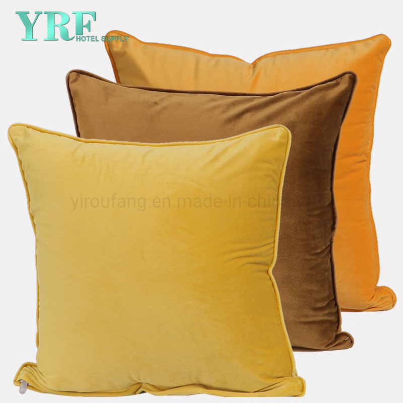 Home Textile Fashionable Pure Color Velvet Soft Decorative Cushion Covers