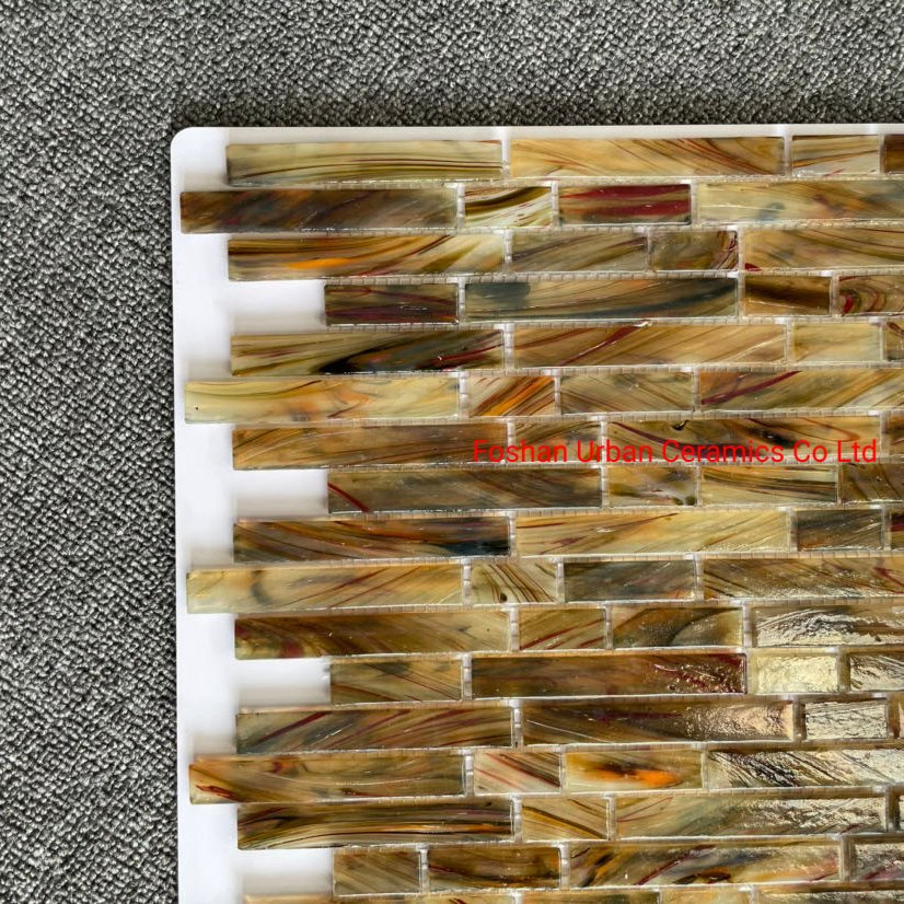 Стеклянная мозаика для стен на кухню