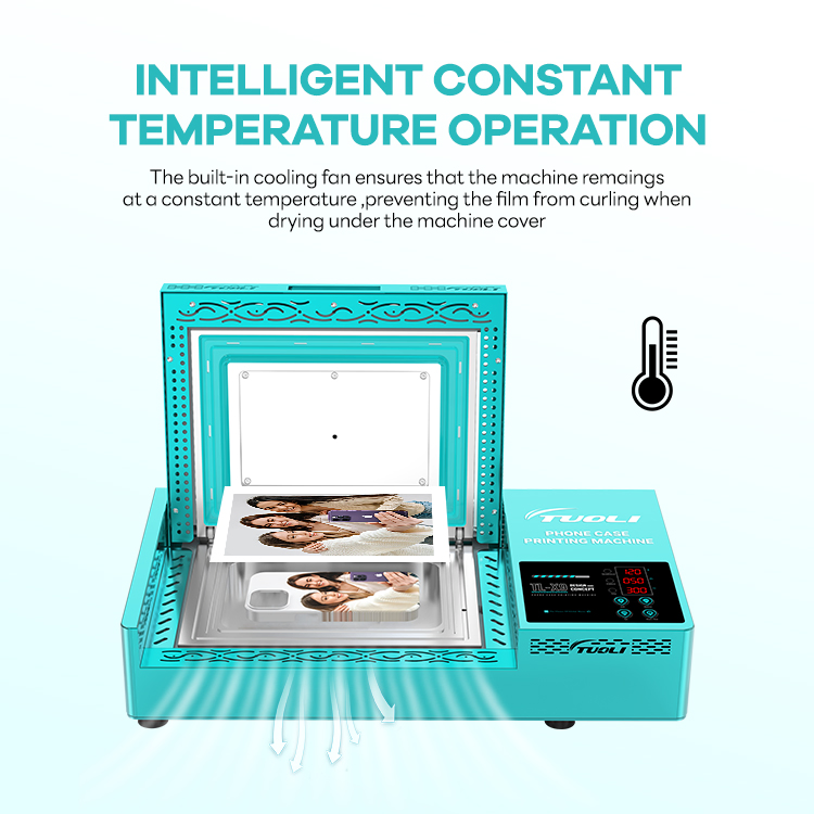 Tuoli Mini Portable Phone Accessories Printing Machine Mobile Cover 3D Sublimation Printer for Custom Earphone Headphone Case