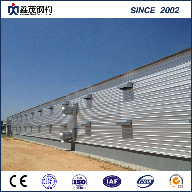 Light Steel Structure Agriculture House for Feed Mill / Livestock Farm /Coldroom