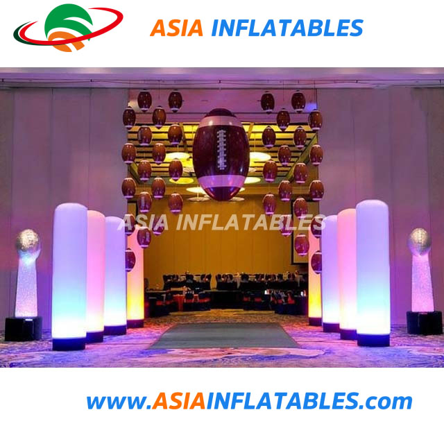 Event Inflatable Tubes Decoration, Inflatable Tusk Lighting Cone