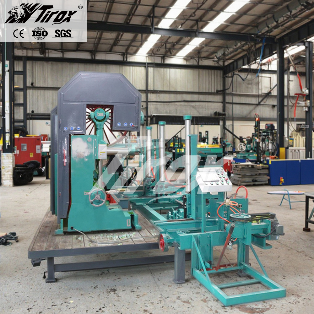 Ленточная пилорама вертикальная компактная для дерева