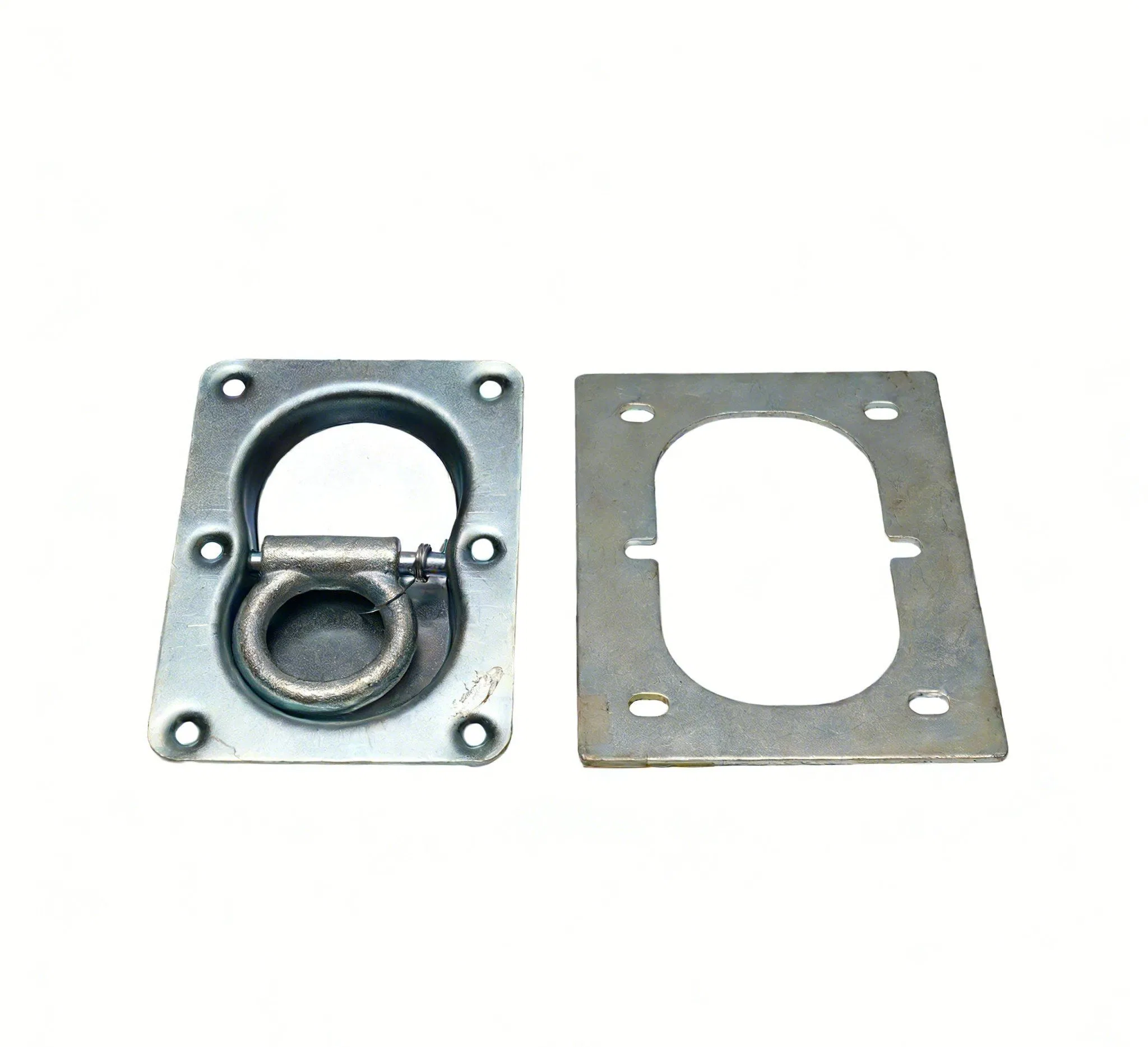 Flush Mount Double-Recess D-Ring - 10, 000 Lbs Capacity for Heavy Loads