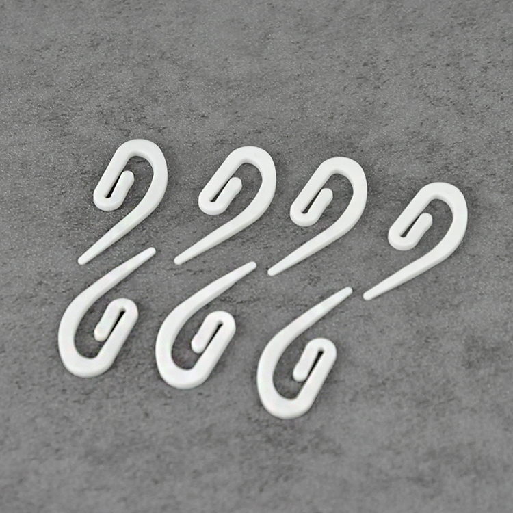 Curtain Hooks White Plastic for Header Tape/Drapery/Window/Curtains