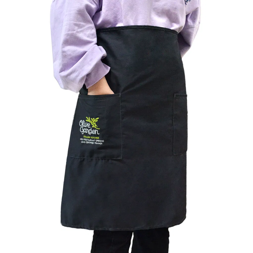Stylish Custom Logo Half Waist Apron for Professional Chefs