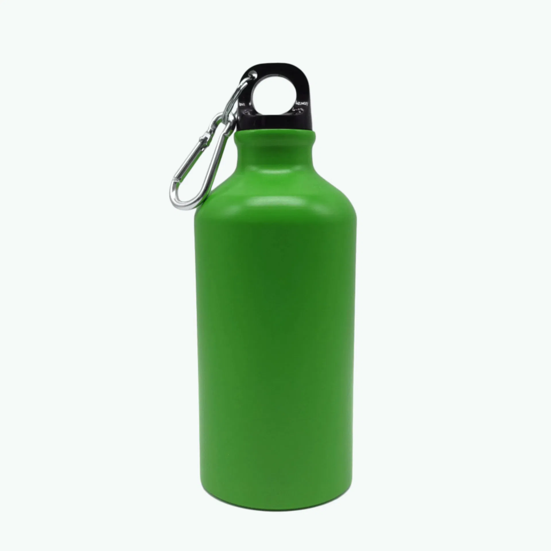 Multicolor 500ml Aluminum Water Bottle Sports Bottle with Carabiner Clip