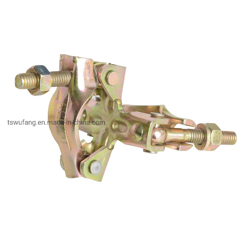 Light Weight Scaffolding Pressed Steel Pipe Clip Double Coupler Swivel Clamp