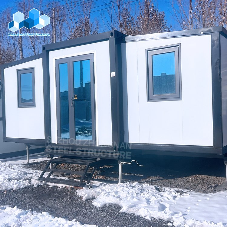 Custom 20FT/40FT 2 Bedrooms Tiny Prefab Home Steel Modular Foldable Expandable Container House Villa