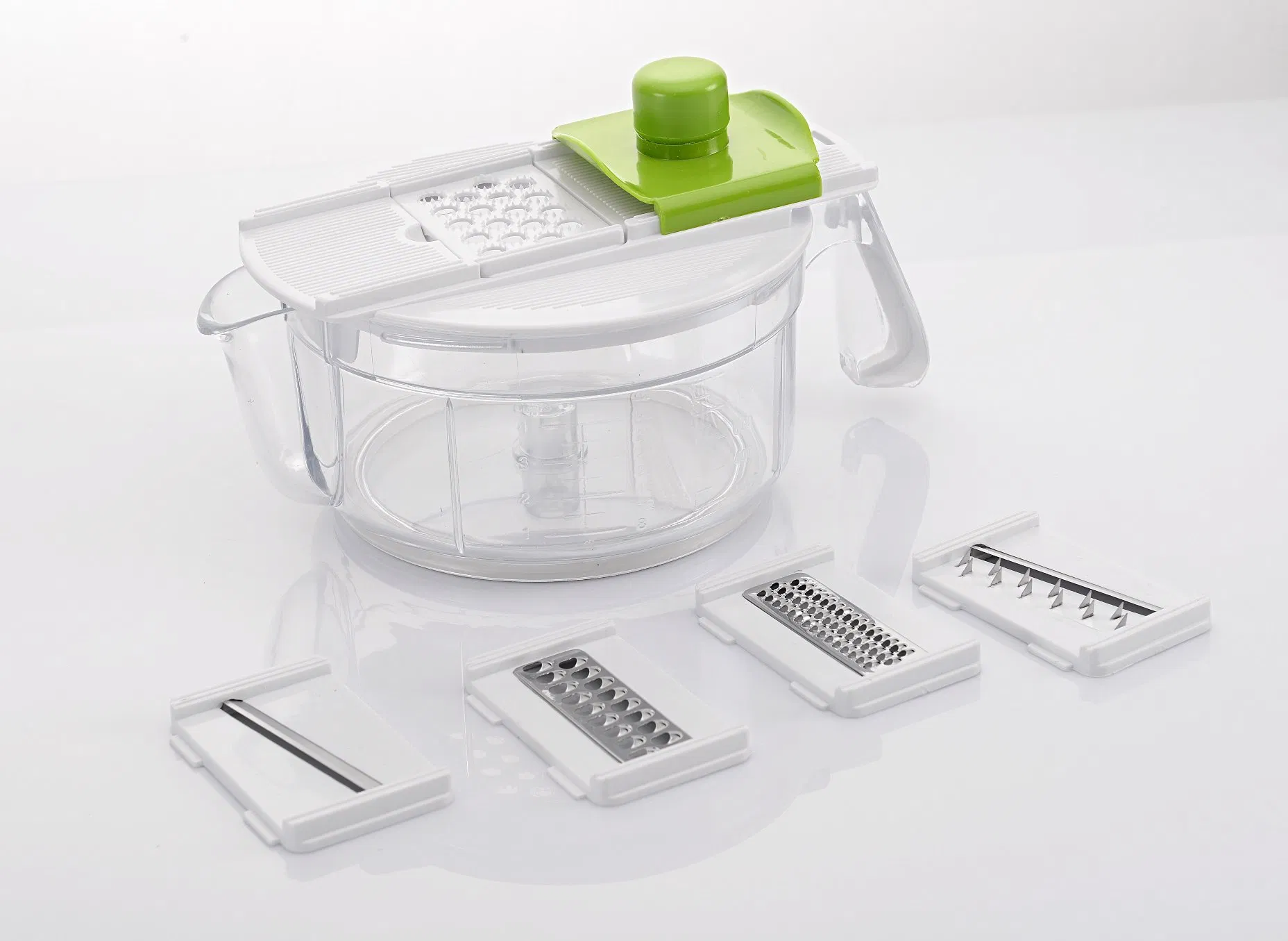 Home Use 5 in 1 Handheld Manual Food Slicer, Grater and Shredder