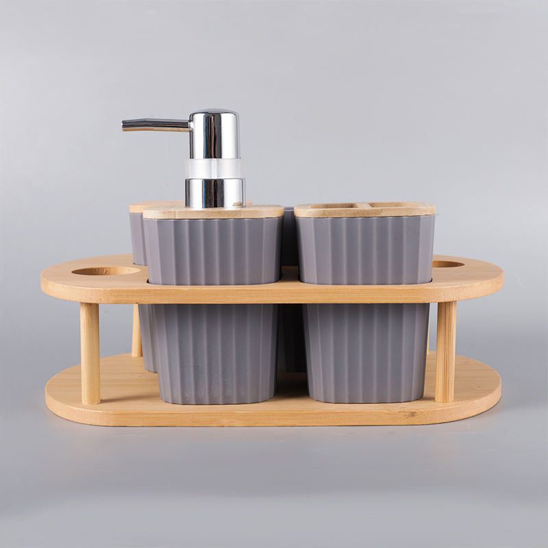 Custom Bathroom Set and Bath Accessories for Home and Hotels Tooth Brush Holder Cotton Box