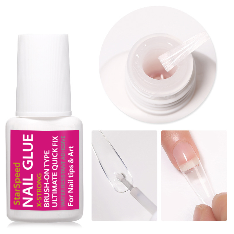 7g 8g Brush on Nail Glue, 0.24 Oz, 0.27 Oz
