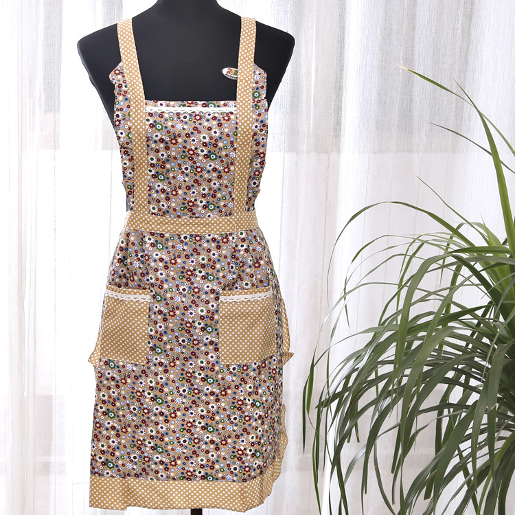 China Factory Garden Protect Clothes Women Stylish Cooking Kitchen Apron