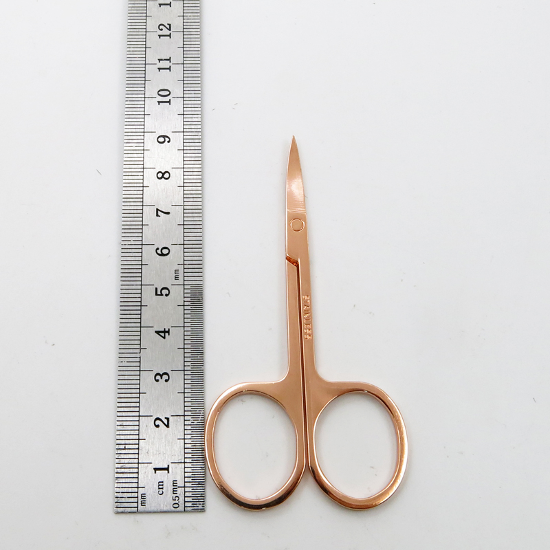 Rose Planting with Stainless Steel Beauty Scissor Eyebrow Hair Facial Trimming Tweezers Scissors Tools for Manicure Care