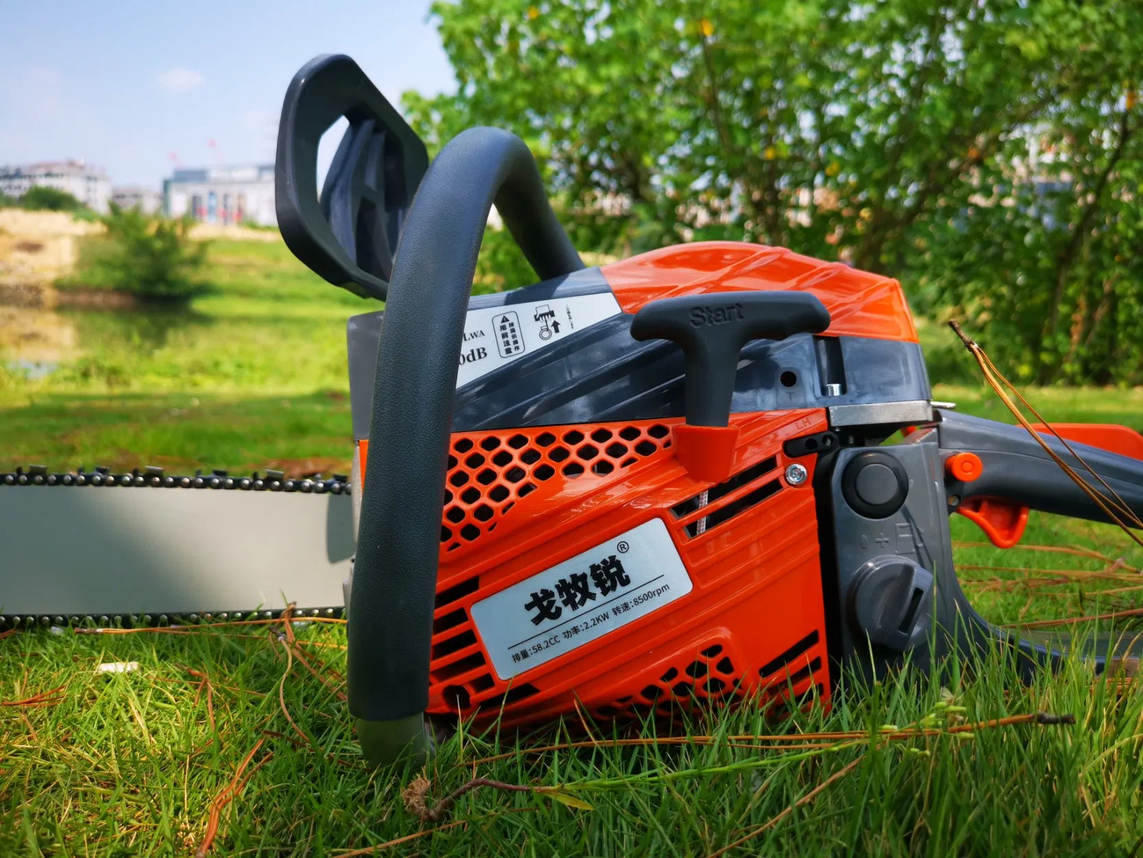 52cc Gasoline Powered Chainsaw, Oil Saw, Timber Cutting Saw, Garden Chainsaw