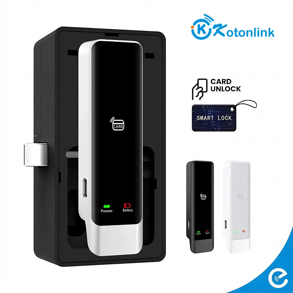 4 Ways to Unlock: Card, Password, Tuya/Ttlock APP & Smart Watch Smart Cabinet Lock