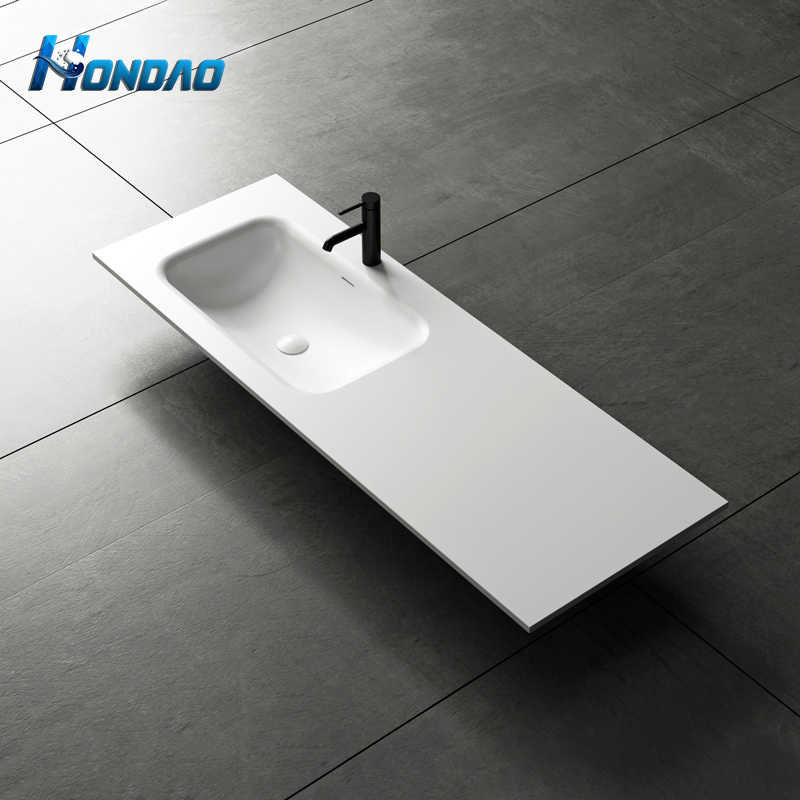 Modern Sanitaryware Bathroom Kitchen Artificial Stone Solid Surface Wash Basin