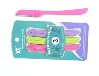 Precision Portable Stainless Steel Eyebrow Trimmer for Flawless Grooming