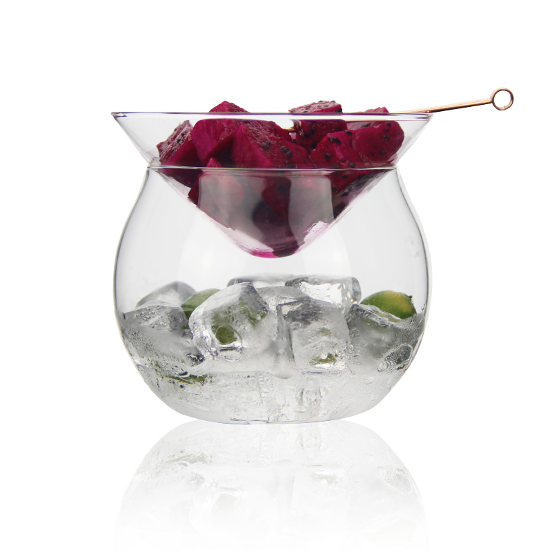 Creative Transparent Glass Bowl for Molecular Gastronomy