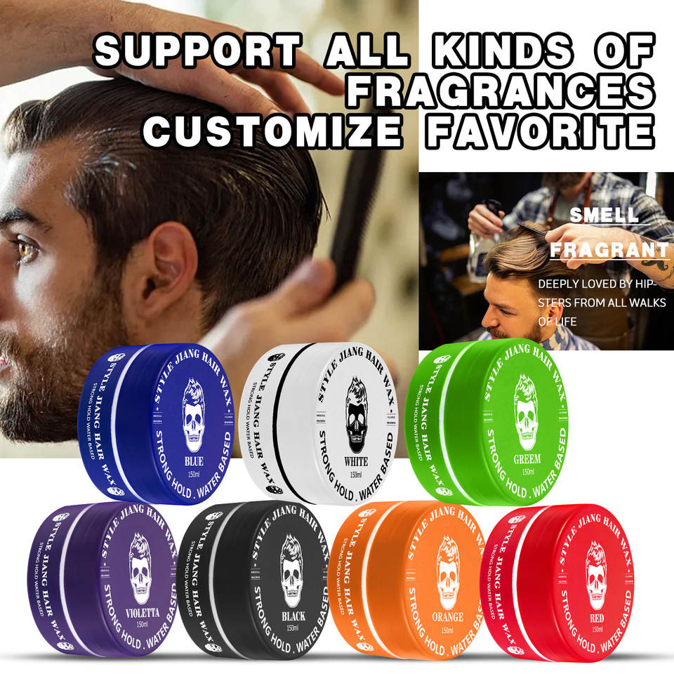 Men's Hair Styling Products Strong Hold Volumizing Custom Logo Matte Barber Wax