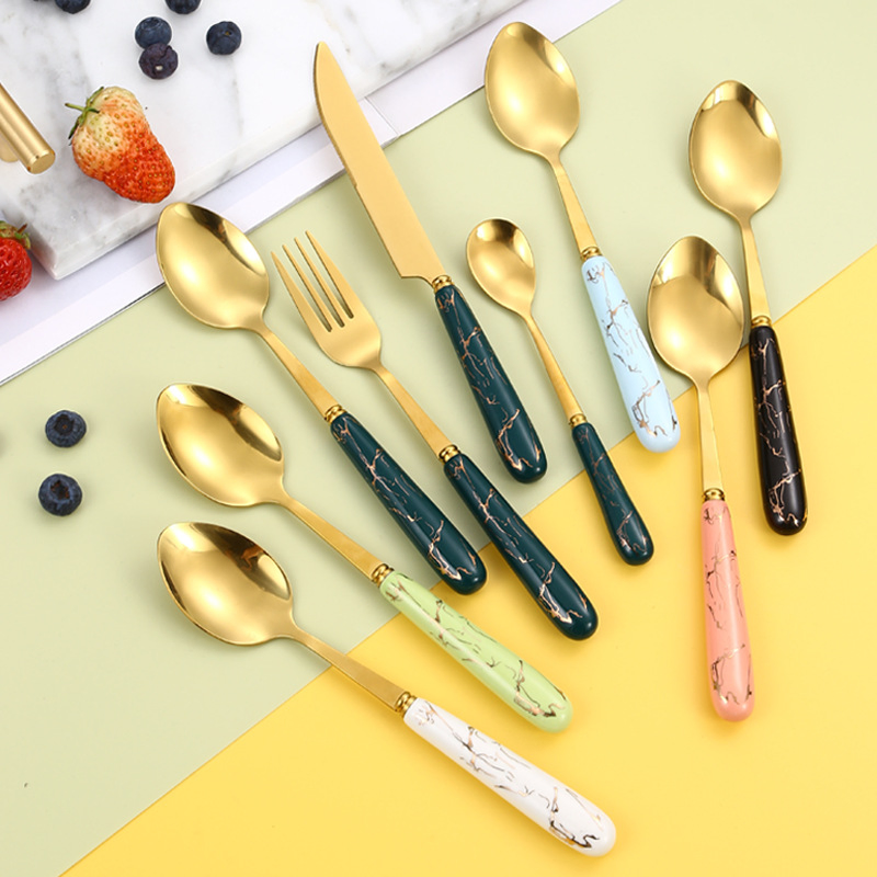 Utensils Cutlery Set Hanging Stainless Steel Flatware Dishwasher Safe