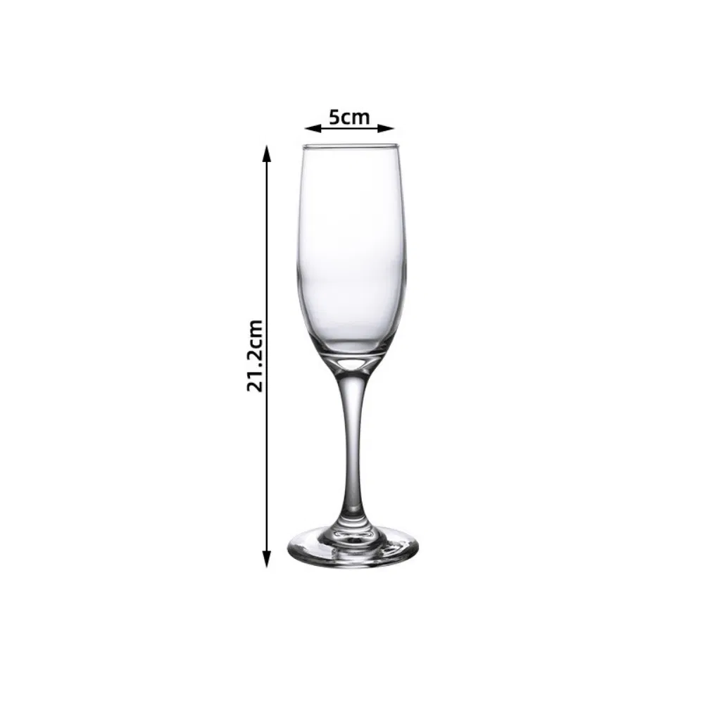 Бокалы для шампанского Crystal Glass, прямые