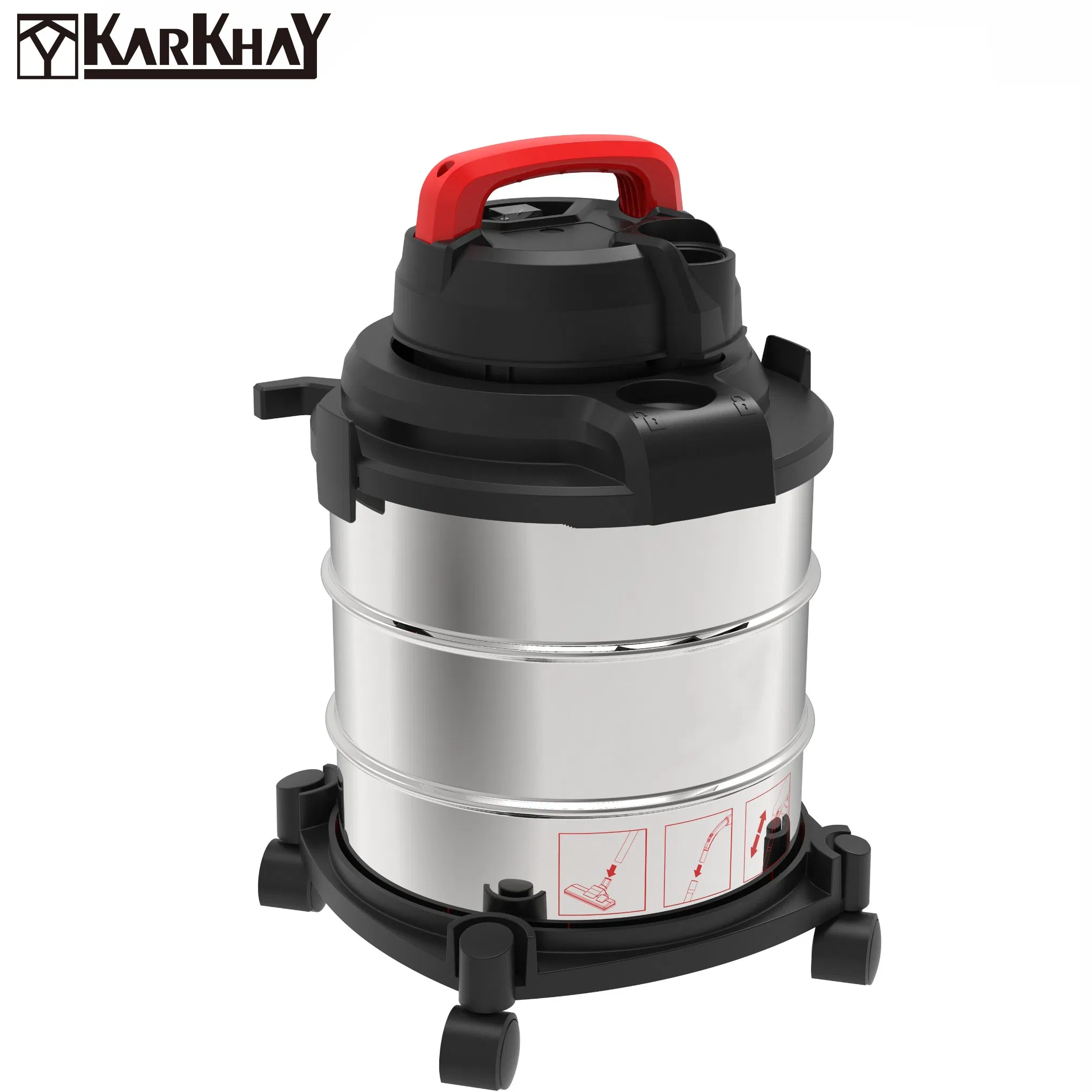 Dust Collector Wet and Dry Vacuum Cleaner Floor Cleaner 1200W
