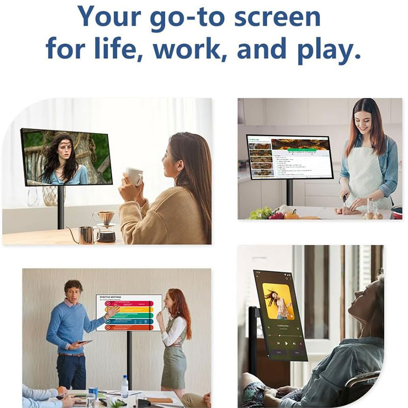 21.5-дюймовый сенсорный монитор на Android с напольной стойкой
